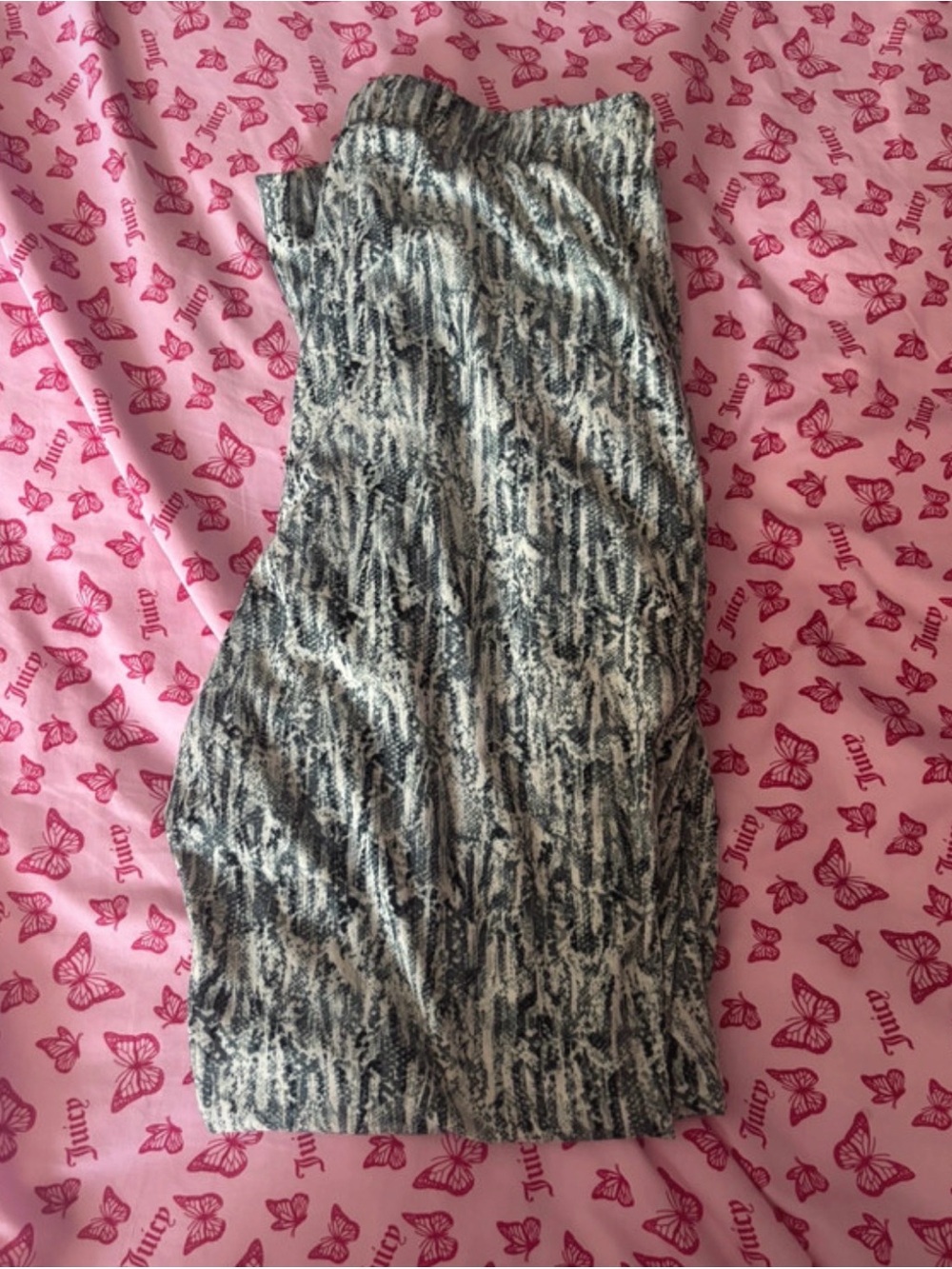 H&M Black and White Patterned Leggings